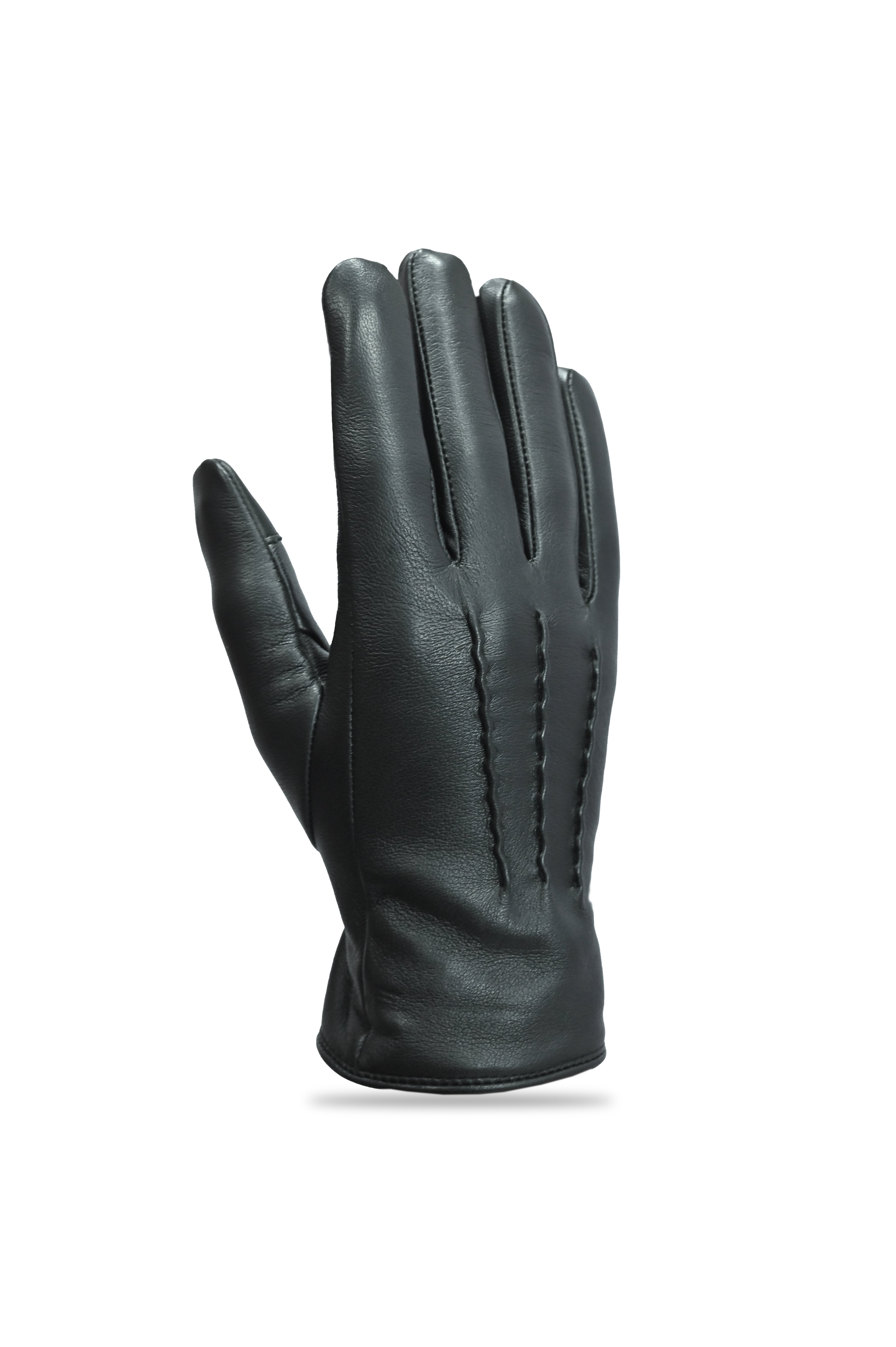 Leather Gloves Black 2