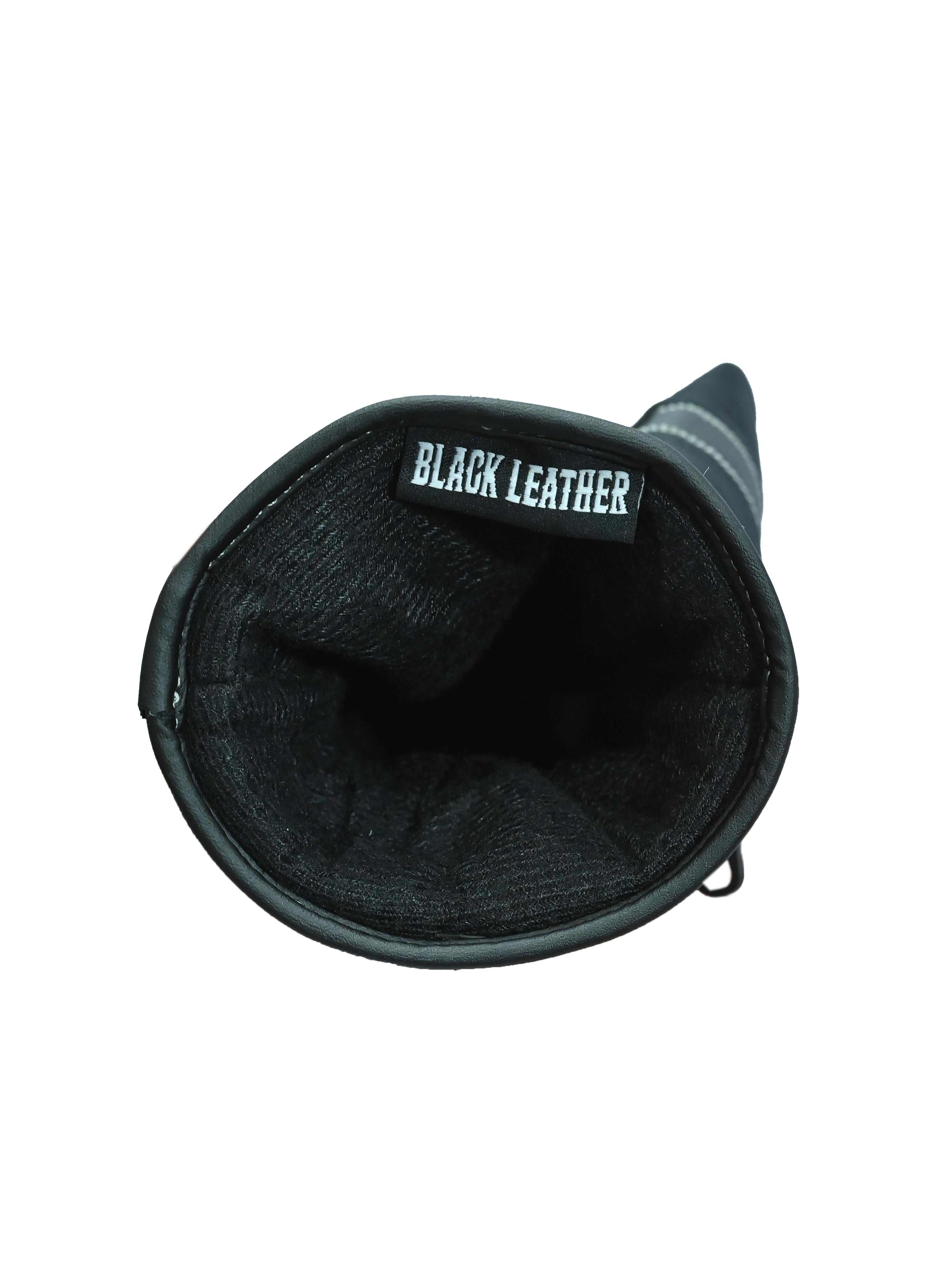 Leather Gloves Black 1
