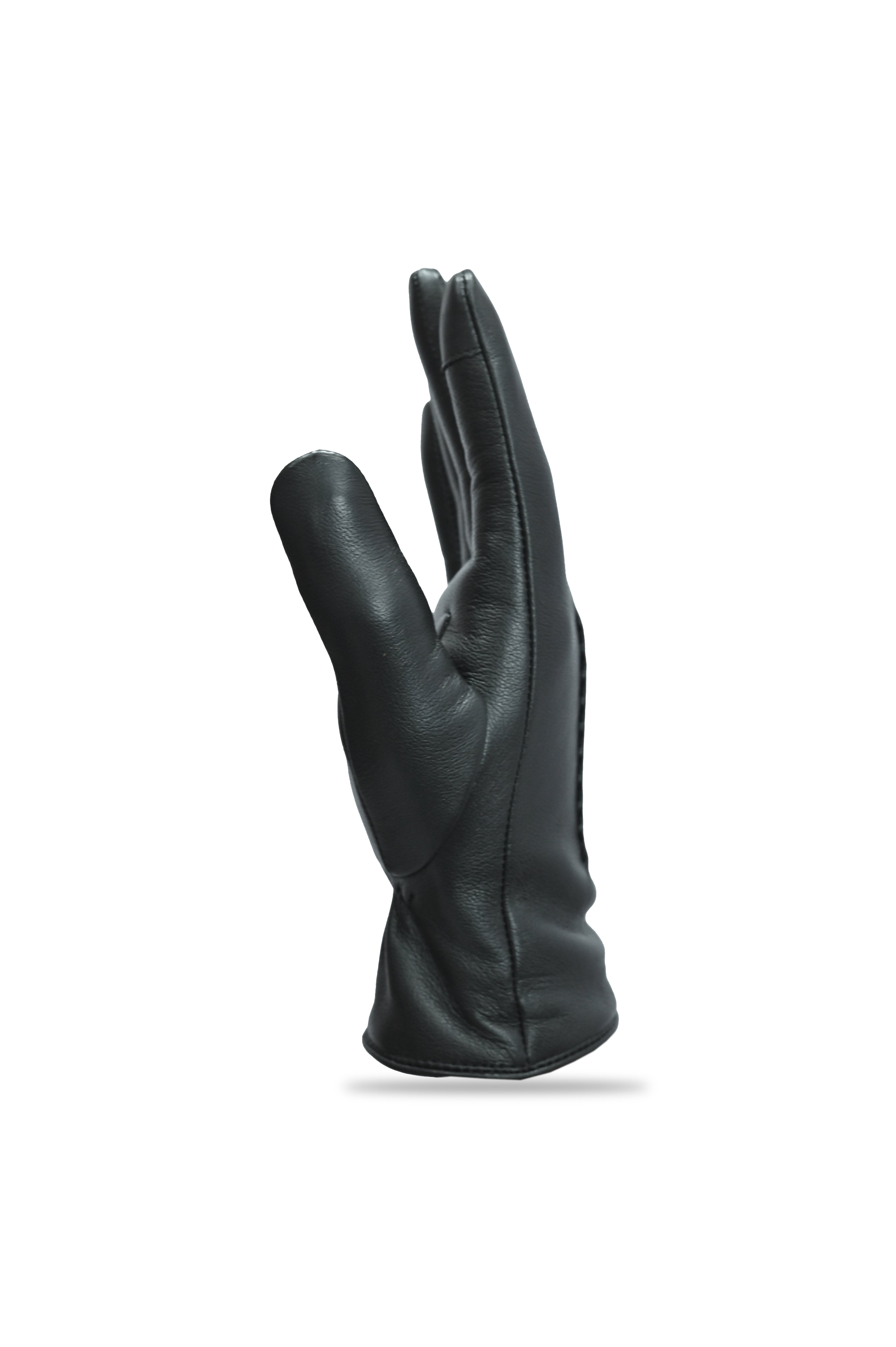 Leather Gloves Black 2